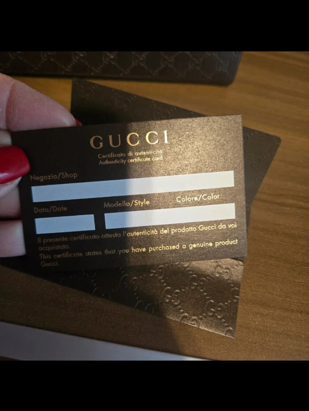 Gucci Brown Micro Guccissima Eyeglasses Sunglasses Hard Case w/ Authentic Cards